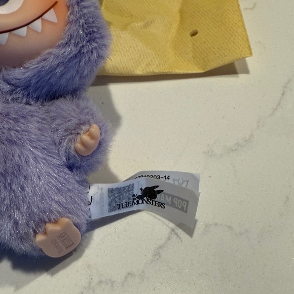 Purple Bunny Plush Keychain - Picture 4 of 8